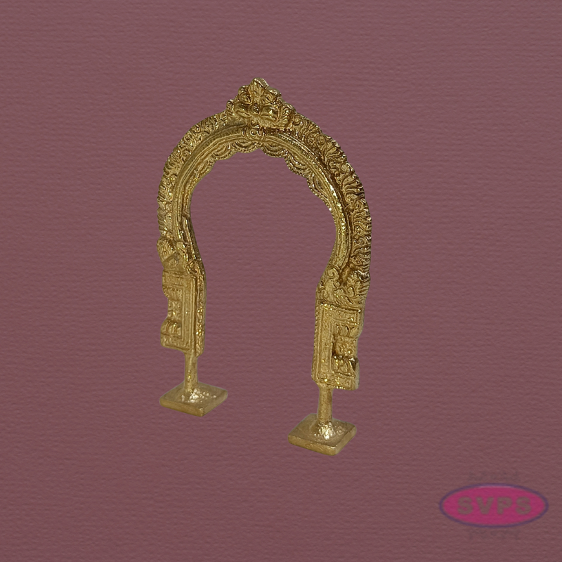Handcrafted Brass Tiruvachi Arch – Traditional Pooja Decor