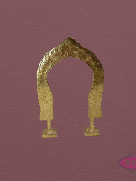 Handcrafted Brass Tiruvachi Arch – Traditional Pooja Decor