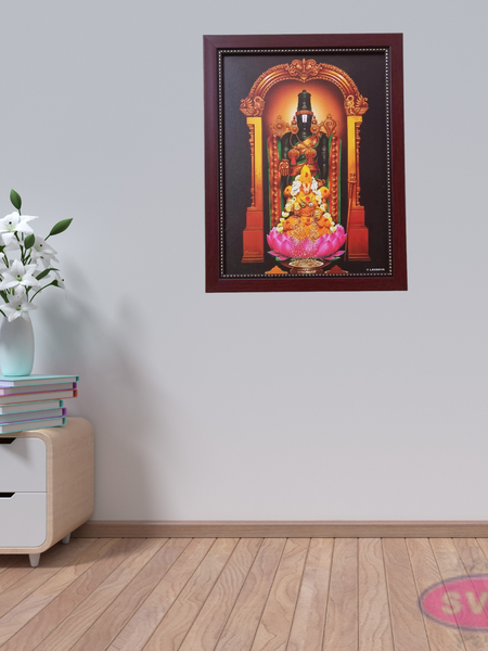 Tirupathi Balaji With Lakshmi Thayar Photo Frame