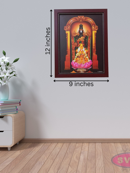 Tirupathi Balaji With Lakshmi Thayar Photo Frame