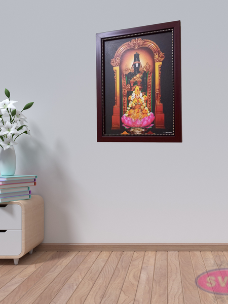 Tirupathi Balaji With Lakshmi Thayar Photo Frame