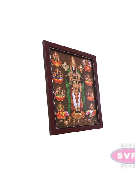 Tirupati Balaji  With Astha Lakshmi Photo Frame