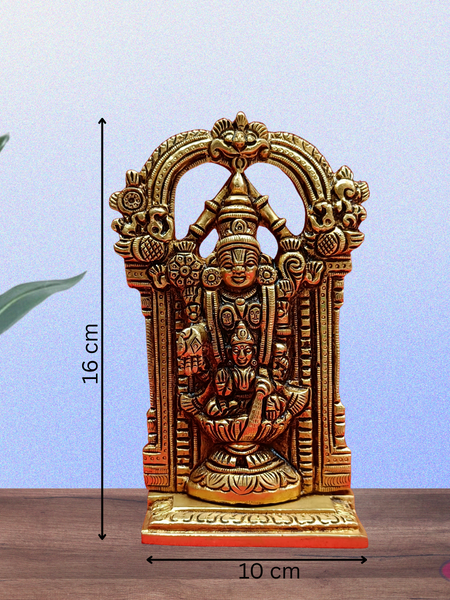 Brass Tirupati  Venkateshvara Perumal With Lakshmi Thayar