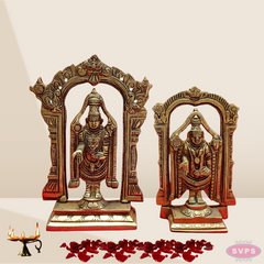 Brass Tirupati Balaji With Arch/ 2 Variants