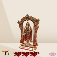 Brass Tirupati Balaji With Arch/ 2 Variants