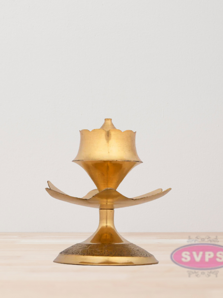 Traditional Brass Floral Shape Agarbatti / Incense Sticks Holder