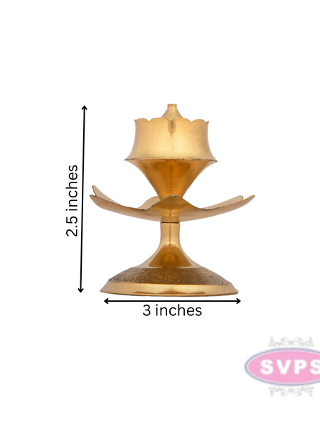 Traditional Brass Floral Shape Agarbatti / Incense Sticks Holder