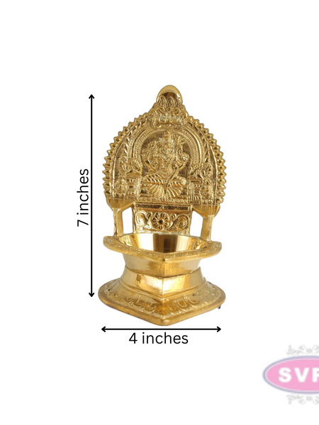 Traditional Brass Kamatchi Vilaku / Diya / Deepam