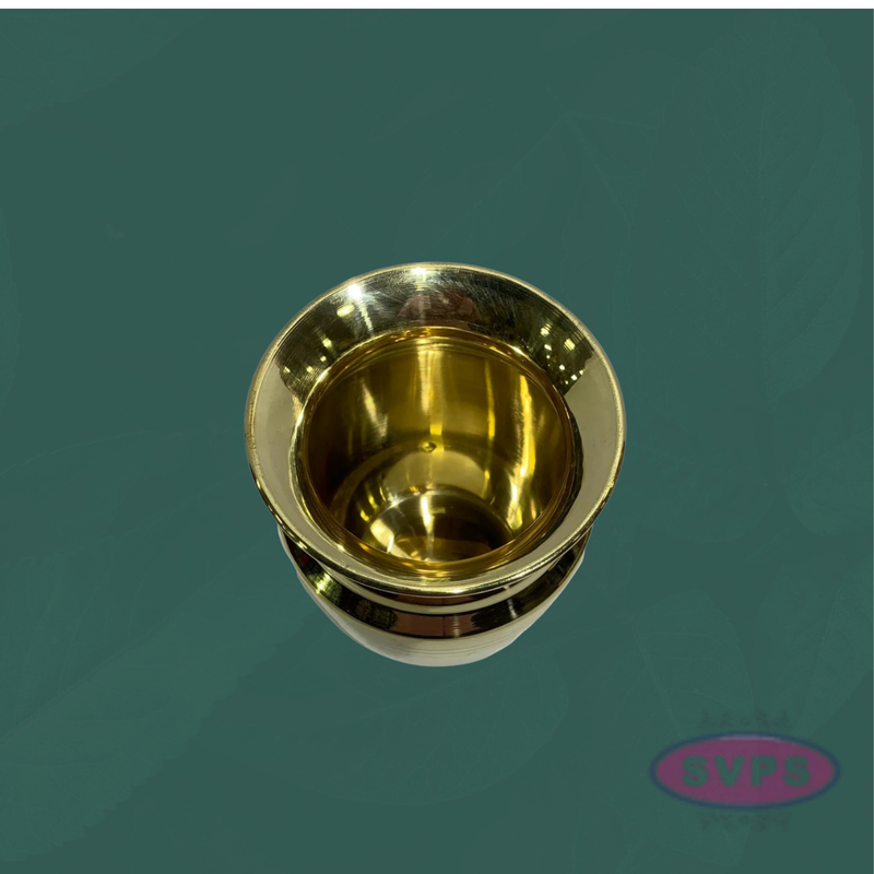 Traditional Brass Pooja Kalash Pot / Sombu