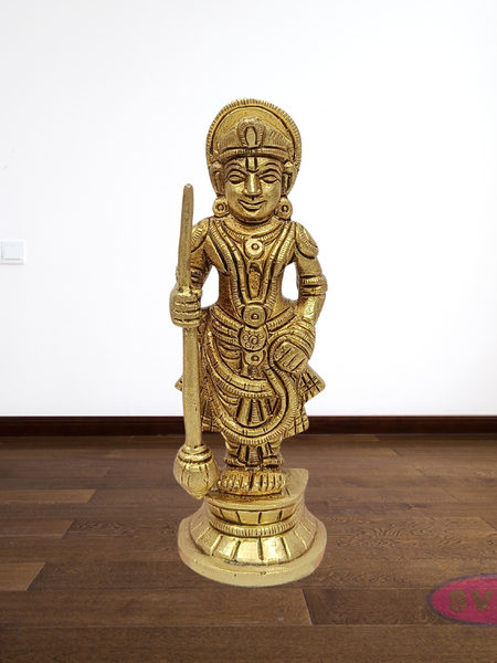 Brass Udupi Krishna Idol – Sri Krishna Standing Statue for Pooja Room