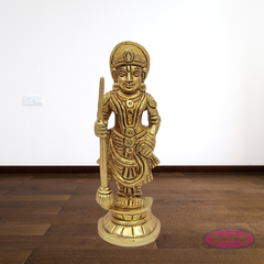 Brass Udupi Krishna Idol – Sri Krishna Standing Statue for Pooja Room