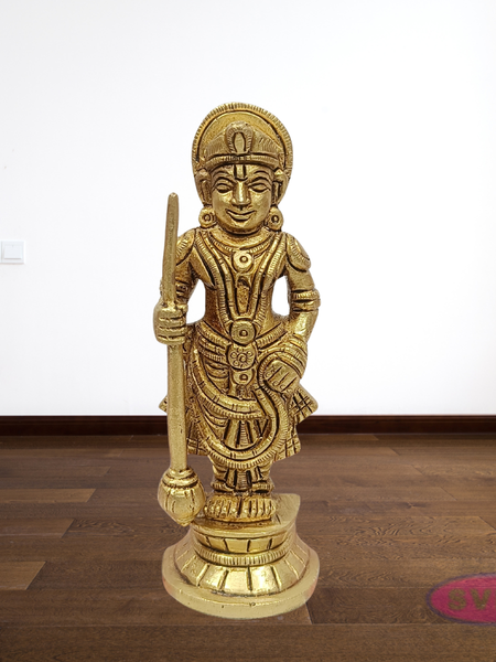 Brass Udupi Krishna Idol – Sri Krishna Standing Statue for Pooja Room