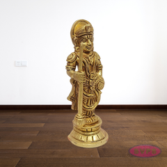 Brass Udupi Krishna Idol – Sri Krishna Standing Statue for Pooja Room