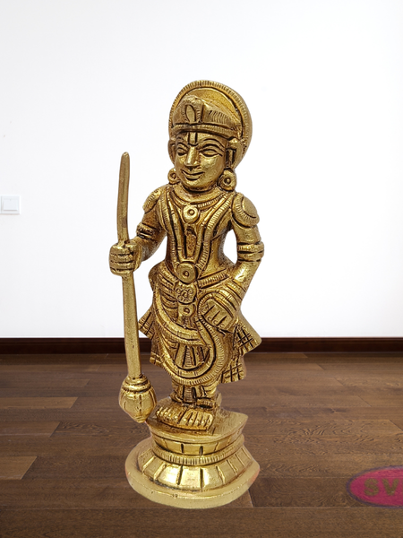Brass Udupi Krishna Idol – Sri Krishna Standing Statue for Pooja Room