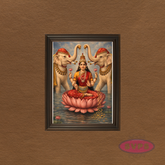 Antique Goddess Lakshmi Photo Frame for Home Décor