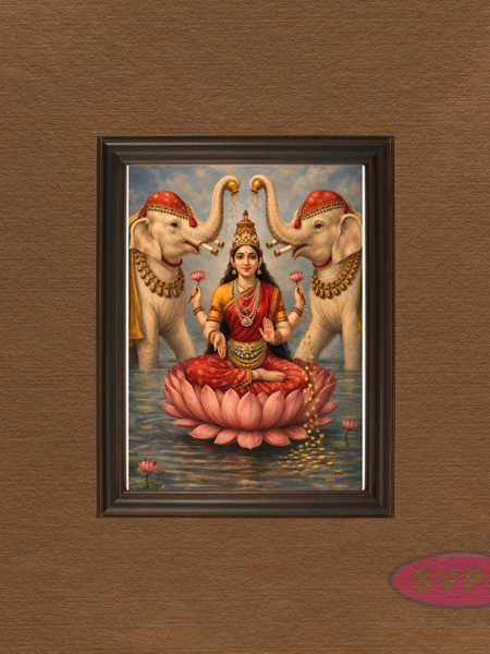Antique Goddess Lakshmi Photo Frame for Home Décor