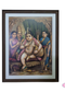 Vintage Bala Krishna with Yashoda Framed Picture | Traditional Wall Art