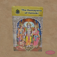 The Ramayana of Valmiki (Part 1 & 2) – English Translation – Illustrated Hardcover Edition