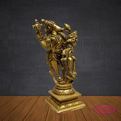 Brass Varaha Swamy with Bhudevi – Vishnu Avatar Decorative Idol