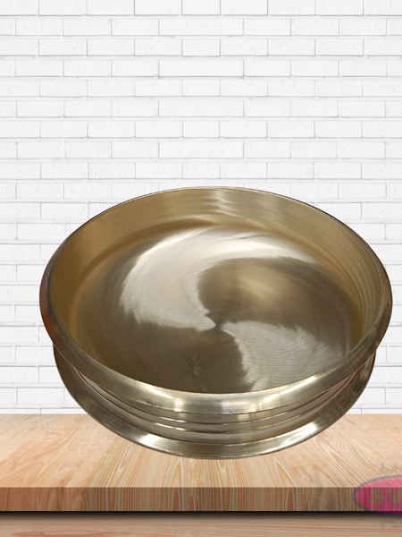 Pure Vengala Uruli – Traditional Brass Cooking & Pooja Bowl