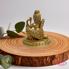 Handmade Brass Bala Ram Idol – Sitting Ram Lalla with Bow & Arrow
