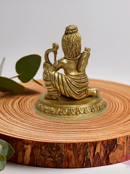 Handmade Brass Bala Ram Idol – Sitting Ram Lalla with Bow & Arrow