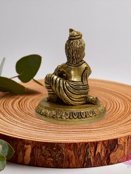 Handmade Brass Bala Ram Idol – Sitting Ram Lalla with Bow & Arrow