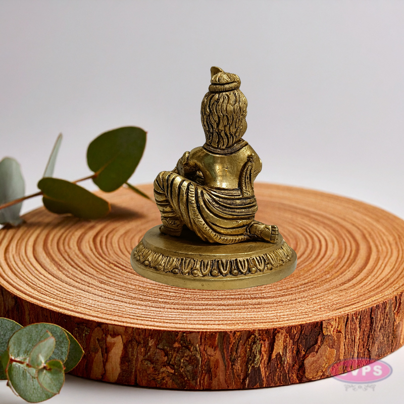 Handmade Brass Bala Ram Idol – Sitting Ram Lalla with Bow & Arrow