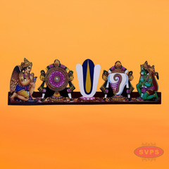 Wooden Thiruman Vadakalai And Thenkalai  / Wall Hanging Photo Cutout