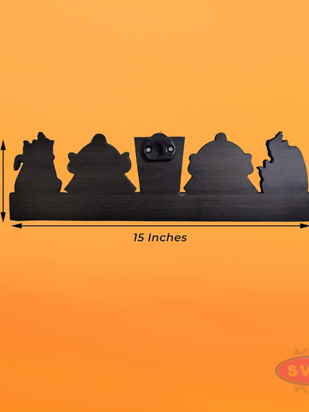 Wooden Thiruman Vadakalai And Thenkalai  / Wall Hanging Photo Cutout