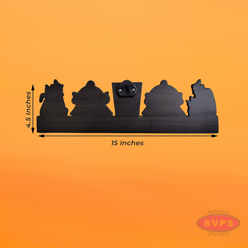 Wooden Thiruman Vadakalai And Thenkalai  / Wall Hanging Photo Cutout