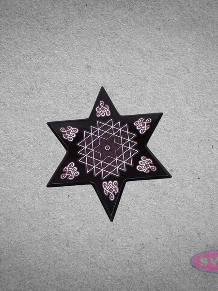 Premium Wooden Star Pooja Stool for Festivals