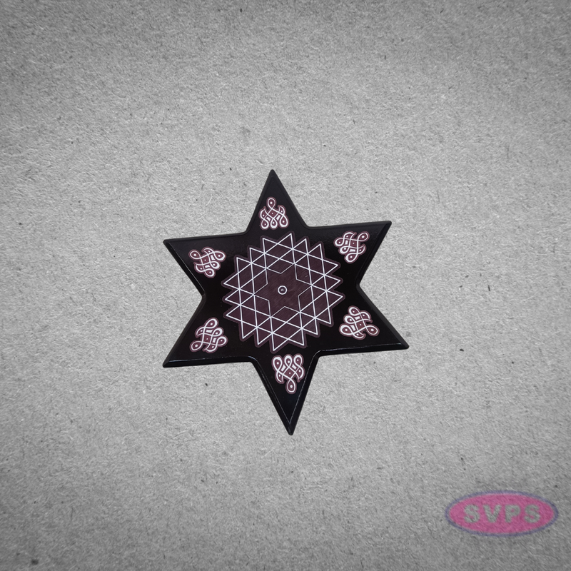 Premium Wooden Star Pooja Stool for Festivals