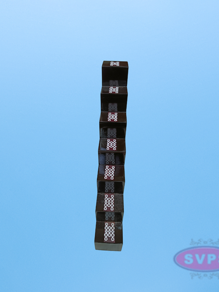 Wooden 7 Step Deity Stand For Lamp Decoration