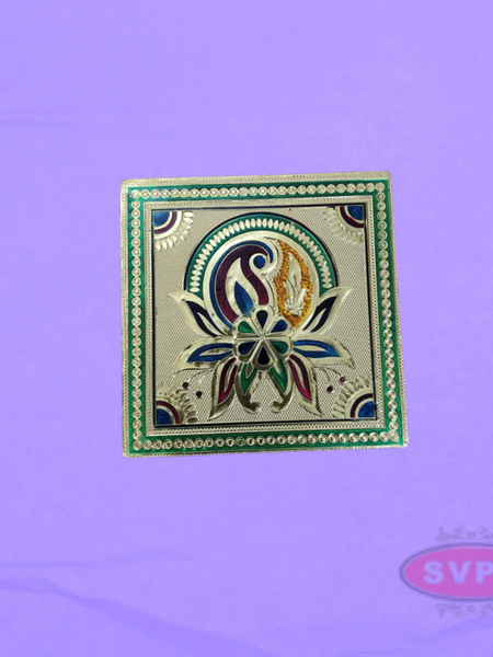 Wooden Meenakari Manai / Pooja Chowki