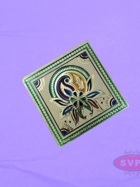 Wooden Meenakari Manai / Pooja Chowki