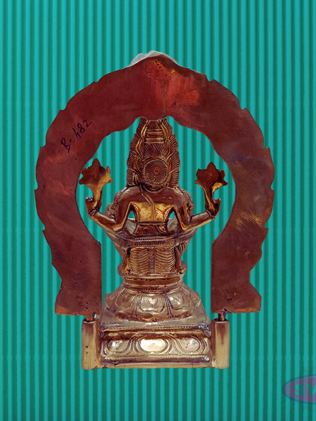 Panchaloha Narasimha Deity Idol in Sitting Pose – Traditional Handcrafted Design