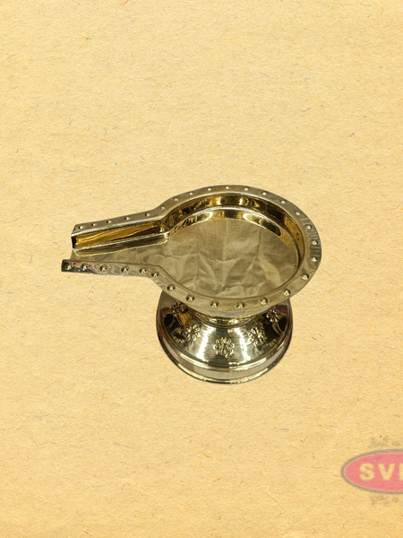 Brass Abhishekam Bowl with Handle for Temple & Home Pooja