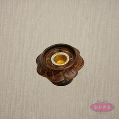 Wooden Painted Dhoop Cone Incense Holder – Handcrafted Decorative Burner for Pooja & Home