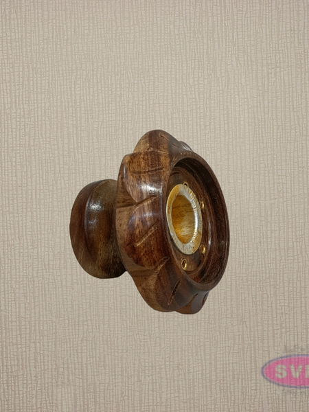 Wooden Painted Dhoop Cone Incense Holder – Handcrafted Decorative Burner for Pooja & Home