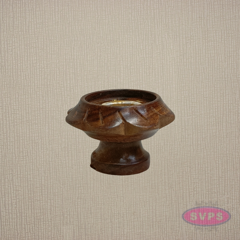 Wooden Painted Dhoop Cone Incense Holder – Handcrafted Decorative Burner for Pooja & Home
