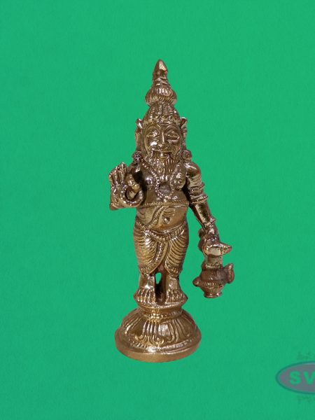 Handcrafted Panchalogha Agasthiyar Idol – Revered Siddhar & Sage