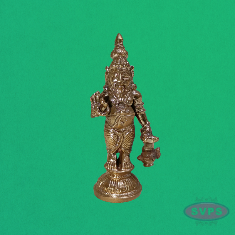 Handcrafted Panchalogha Agasthiyar Idol – Revered Siddhar & Sage