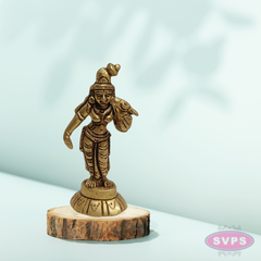 Sri Andal (Godha Devi) Brass Idol Standing Statue for Pooja