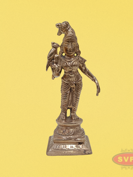 Panchalogam Andal Statue / 4 Inches