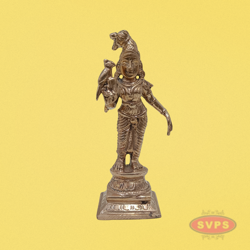 Panchalogam Andal Statue / 4 Inches