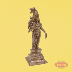 Panchalogam Andal Statue / 4 Inches