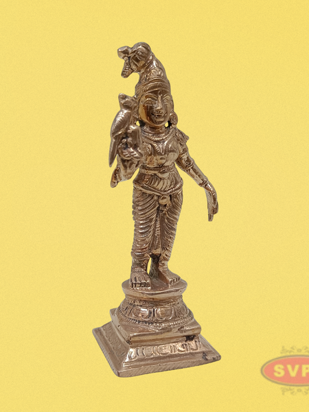 Panchalogam Andal Statue / 4 Inches
