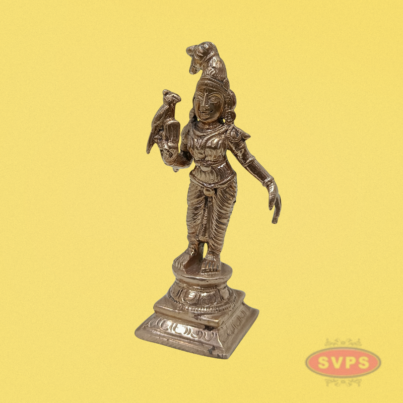 Panchalogam Andal Statue / 4 Inches