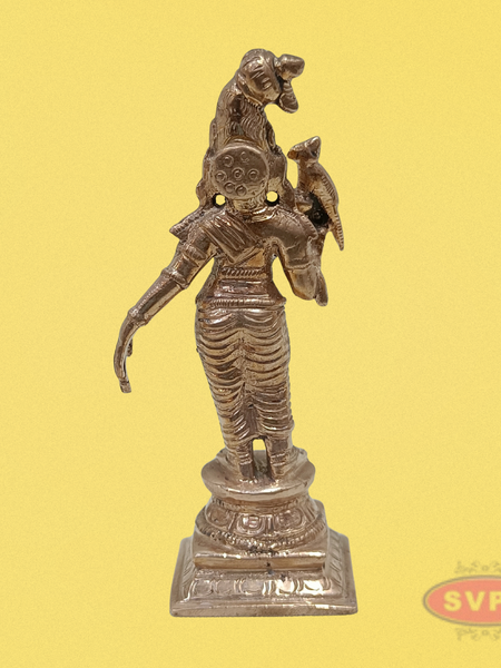 Panchalogam Andal Statue / 4 Inches